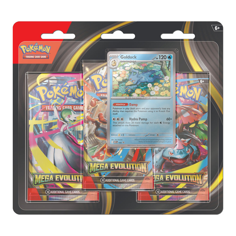 Pokémon: Mega Evolution - 3-Pack Blister