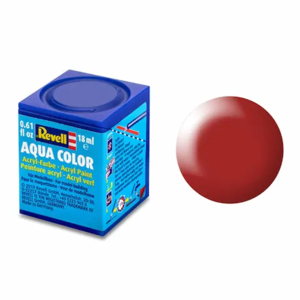 Silk "Fiery Red" (RAL 3000)Aqua Color Acrylic 18ml - 36330