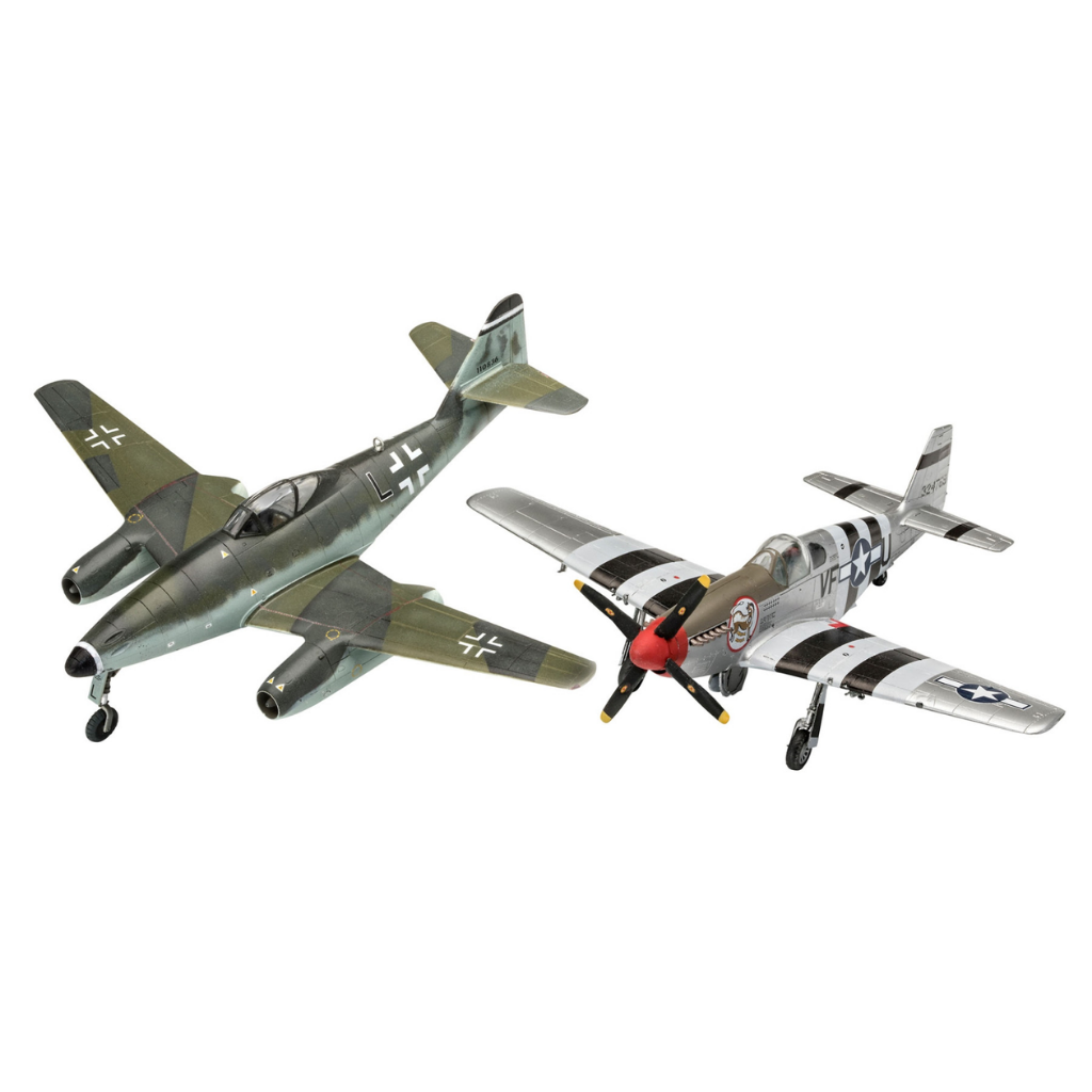 1/72 Combat Set Messerschmitt Me262 & P-51B