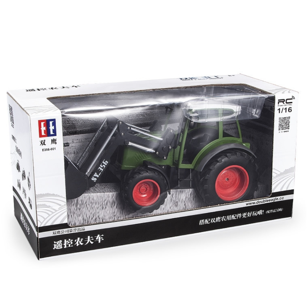 1/16 R/C Agricultural Tractor with Bucket (Battery & USB Charger)