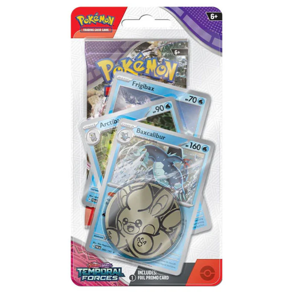 Pokemon - Scarlet & Violet - Temporal Forces - Premium Checklane Blister - Baxcalibur