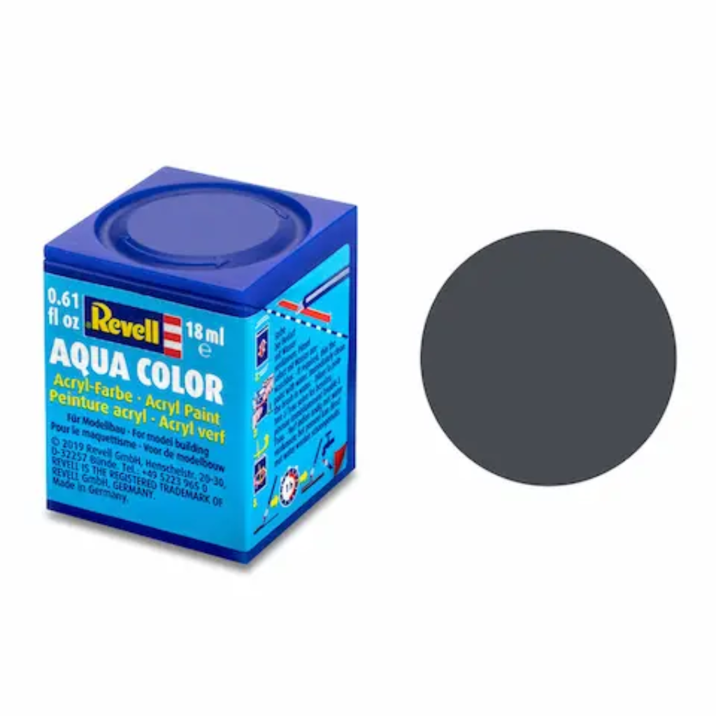 Matt "Tank Grey" (RAL 7024)Aqua Color Acrylic 18ml - 36178