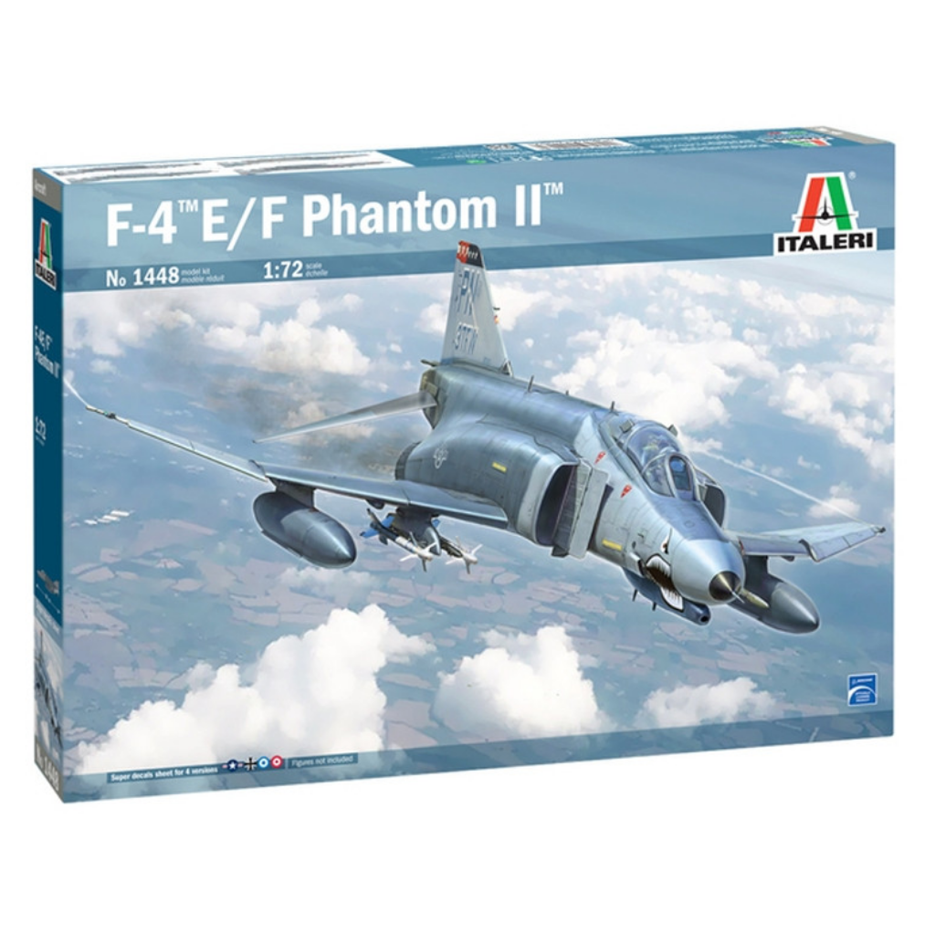 1/72 F-4E/F Phantom II includes Super Decal Sheet