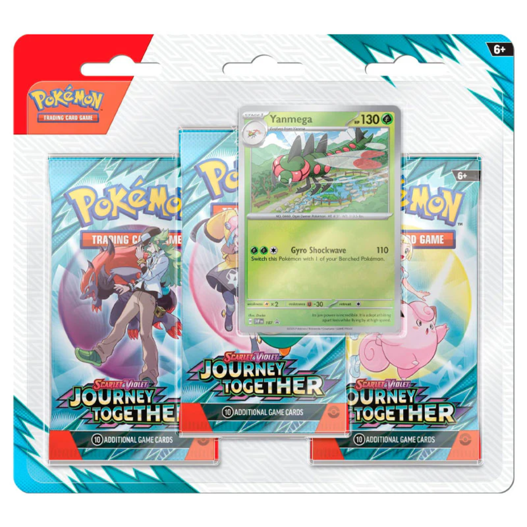 Pokémon: Scarlet & Violet 9: Journey Together - 3-Pack Blister - Yanmega