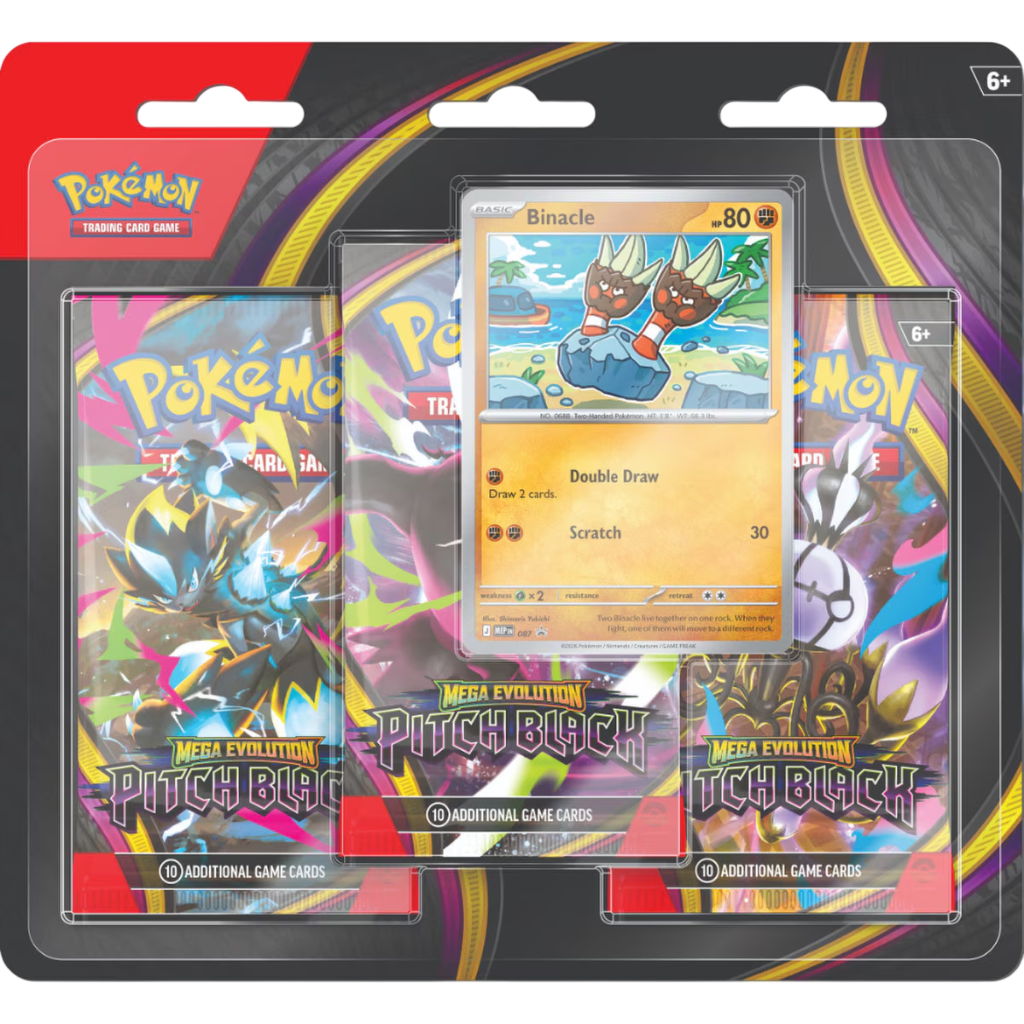 Mega Evolution—Pitch Black: 3-pack Blister
