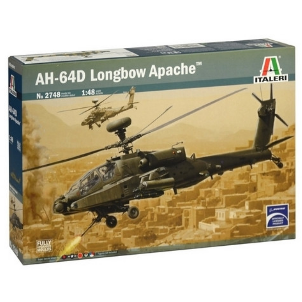 1/48 AH-64D Longbow Apache - Super Decal Sheet Included