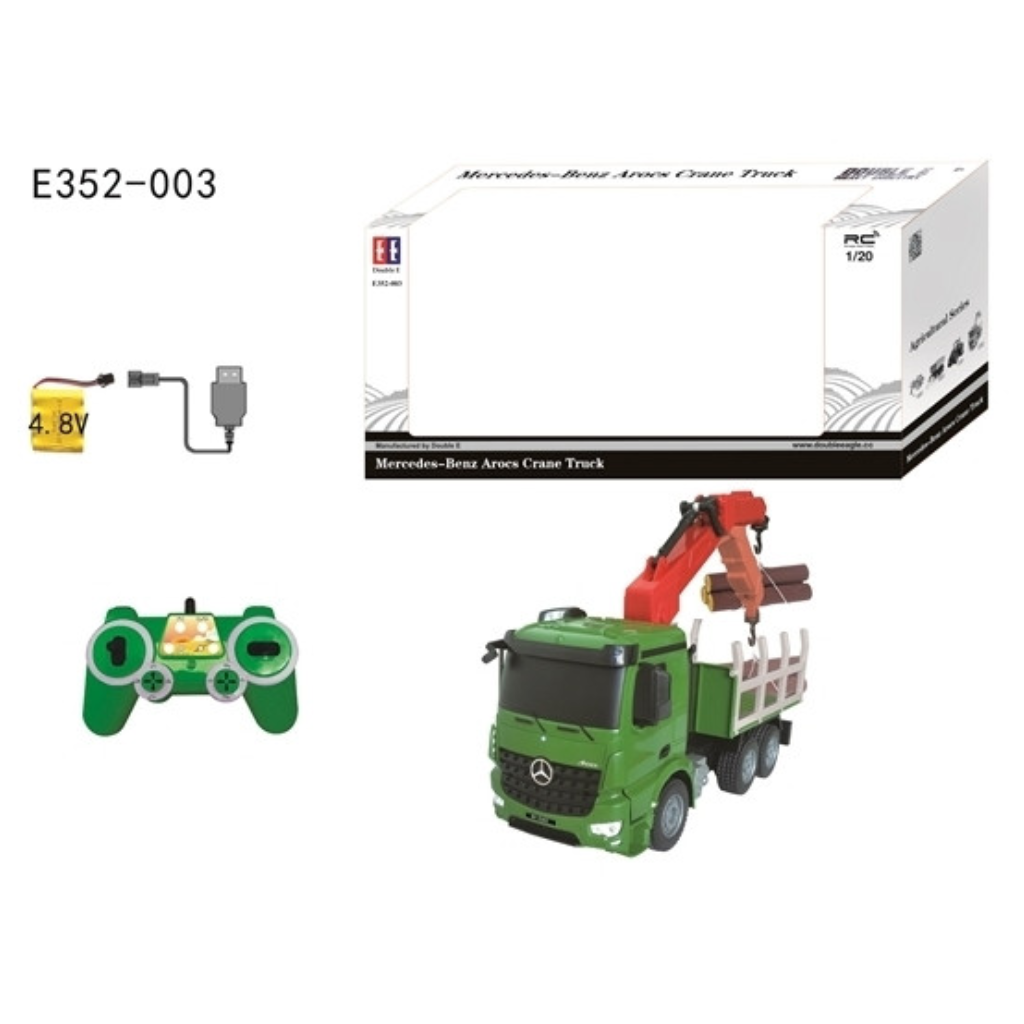 1/20 R/C Mercedes-Benz Arocs Timber Truck With Battery & USB Charger