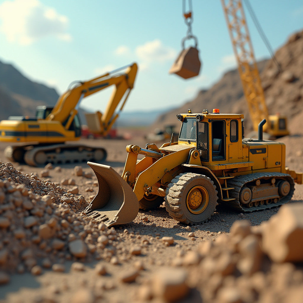 Remote control construction vehicles – Wagon-Wheel Collectables