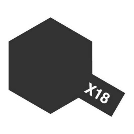 X-18 SEMI-GLOSS BLACK