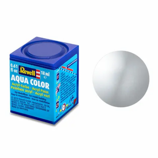 Metallic "Aluminium" Aqua Color Acrylic - 18ml - 36199