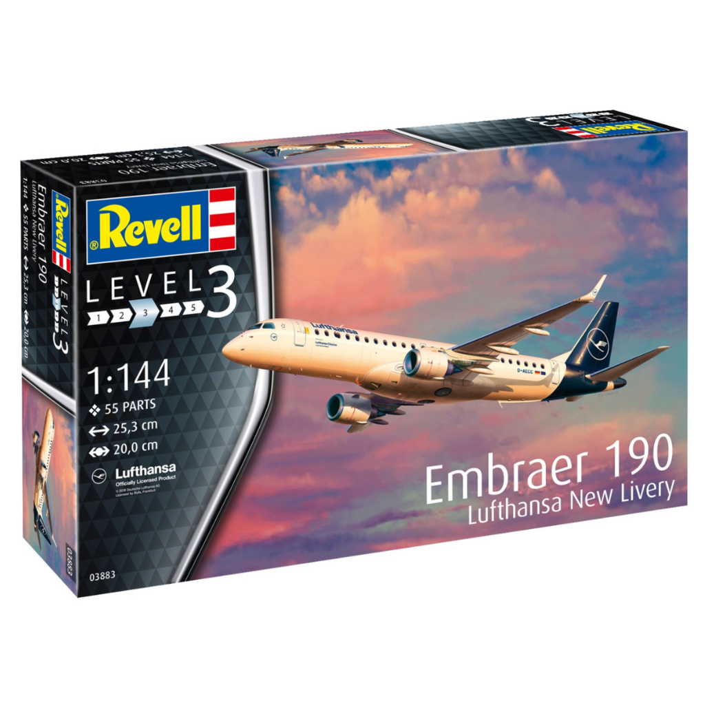 1/144 Embraer 190 "Lufthansa" New Livery