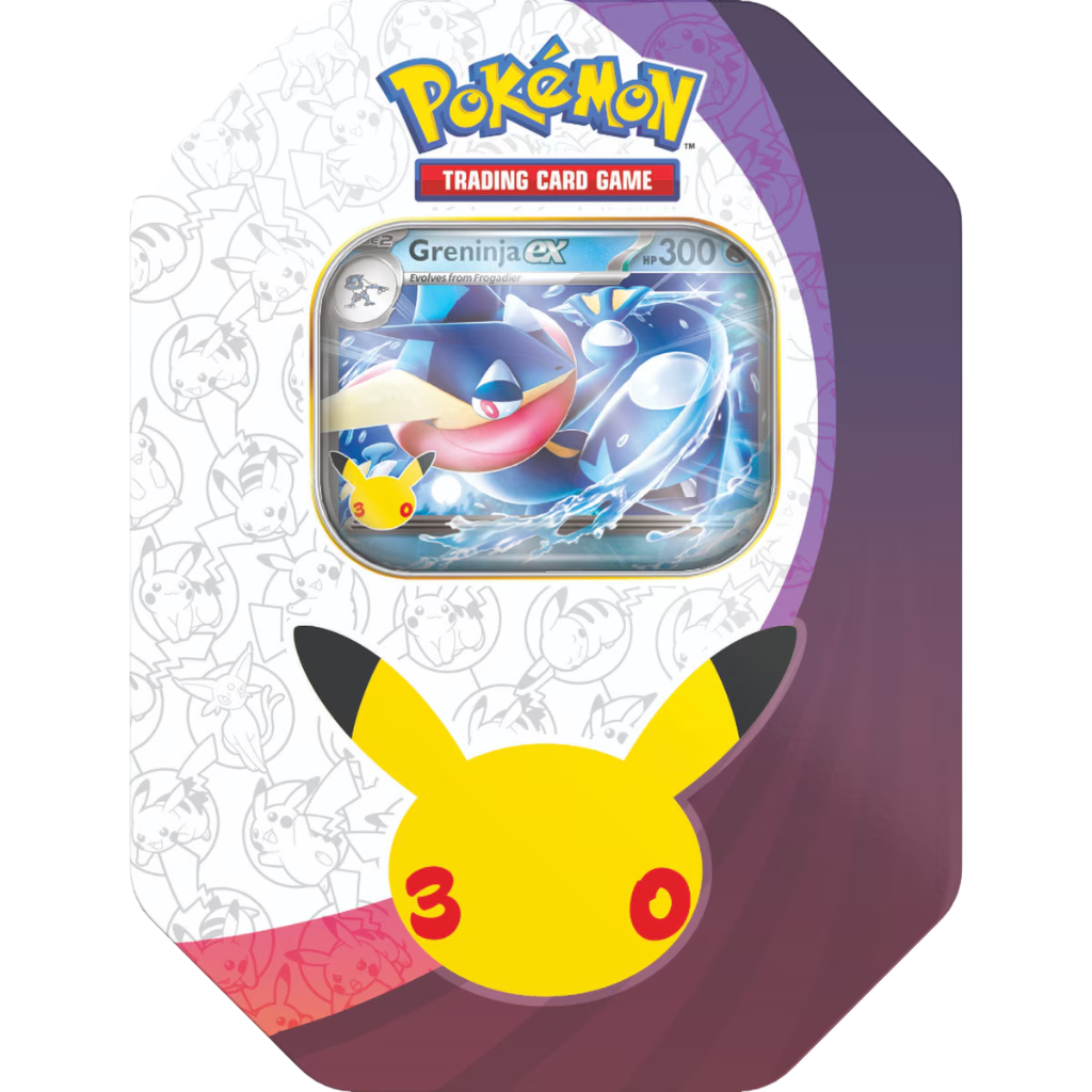 30th Celebration - ex Tin (Sylveon/Greninja)