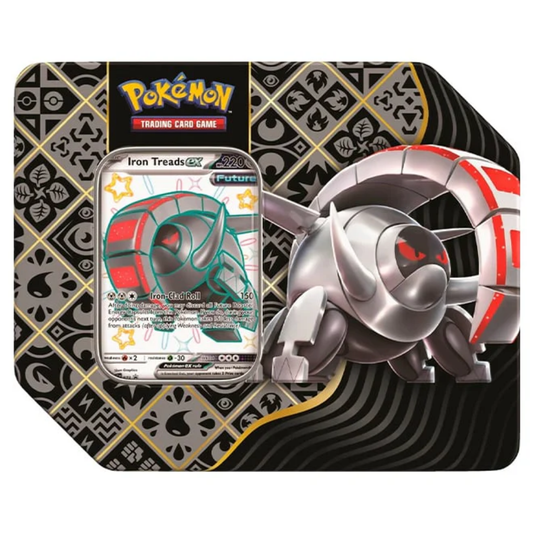 Pokemon - Scarlet & Violet - Paldean Fates - 7" Tin - Shiny Iron Treads ex
