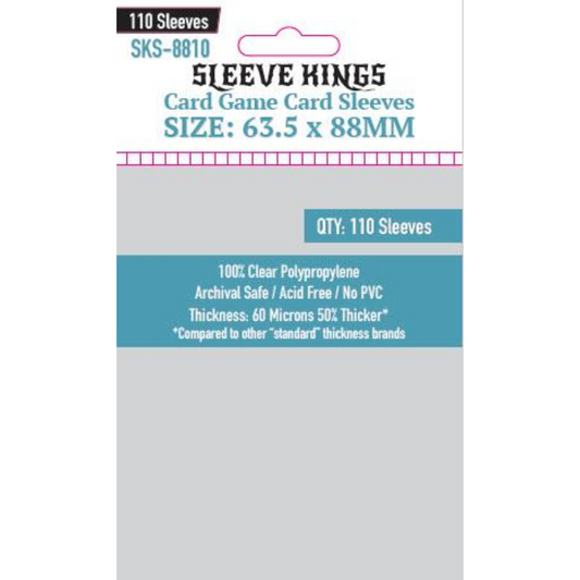 Sleeve Kings: Card Game (63.5 x 88mm) Penny Sleeves