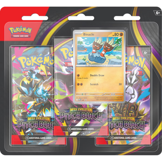 Mega Evolution—Pitch Black: 3-pack Blister