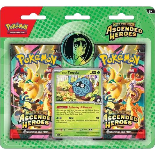 Mega Evolution–Ascended Heroes 2-Pack Blister Erika’s Tangela