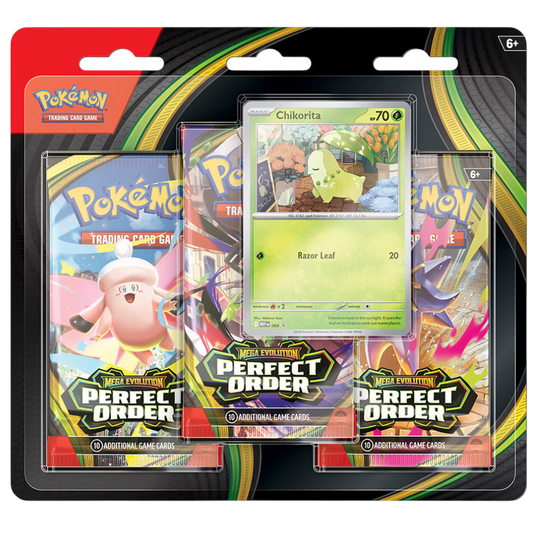 Pokémon: Mega Evolution—Perfect Order: 3-pack Blister