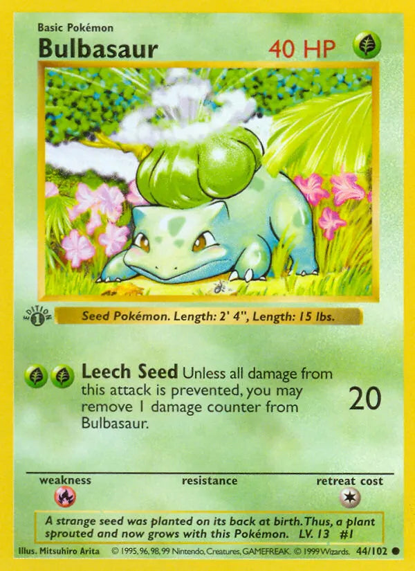 Base set Bulbasaur